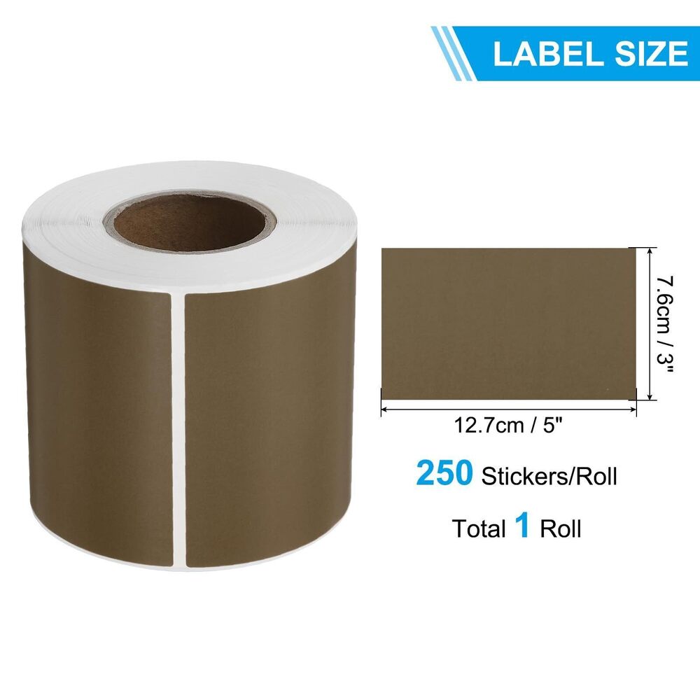 9846 Rectangular Color Coding Labels 5 x 3 Inch, 250 Pcs Rectangle Colored - Picture 2 of 7